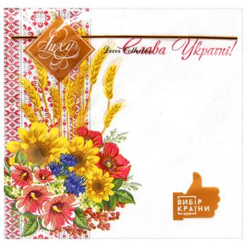 Серветки Luxy тришарові 33х33см 18шт - купити, ціни на Auchan - фото 1