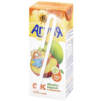 Ahunia Apple-Pear Juice From 6 Months 200ml - buy, prices for Supermarket "Kharkiv" - photo 1