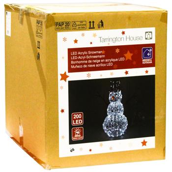 Tarrington House Acrylic Snowman Figurine 200LED 90cm - buy, prices for - photo 2