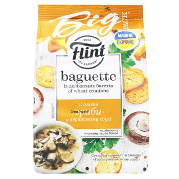 Flint Baguette Mushroom in Creamy Sauce Flavored Wheat Crackers 150g - buy, prices for MegaMarket - photo 2