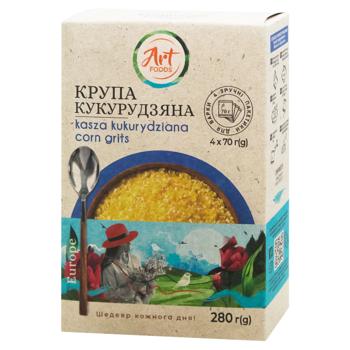 Крупа кукурудзяна Art Foods в пакетиках 4х70г - купити, ціни на Ідеал - фото 3