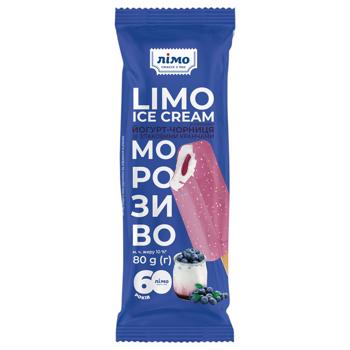 Мороженое Лимо йогурт-черника со злаковыми кранчами 80г - купить, цены на ULTRAMARKET - фото 1