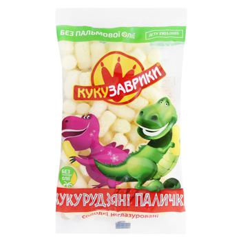 Kukuzavryky Sweet Unglazed Corn Sticks 80g - buy, prices for METRO - photo 1