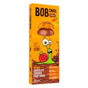 Цукерки Bob Snail мангові в молочному шоколаді без цукру 30г - купити, ціни на NOVUS - фото 1