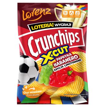 Crunchips X-Cut Habanero Flavored Chips 130g