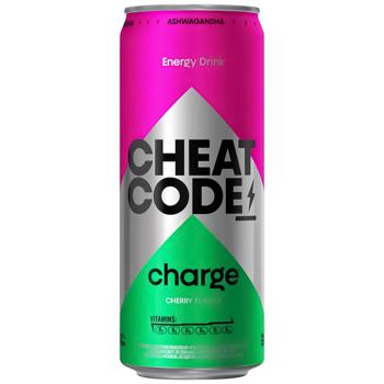 Напій енергетичний Cheat Code Charge зі смаком вишні 0,33л