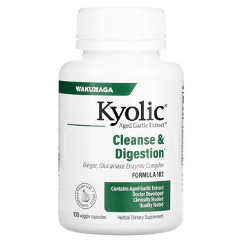 Kyolic Aged Garlic Extract Garlic Extract for Candida and Digestion 100 capsules