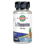 KAL Pineapple Flavored L-Theanine 25mg 120 micro tablets