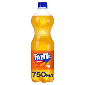 Напиток газированный Fanta Апельсин 0,75л - купить, цены на КОСМОС - фото 1