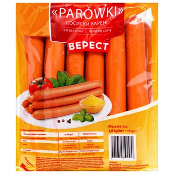 Сосиски Верест Parowki первый сорт - купить, цены на Эпицентр FOOD - фото 1