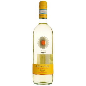 Вино Solandia Grillo белое сухое 13% 0,75л - купить, цены на Эпицентр FOOD - фото 1