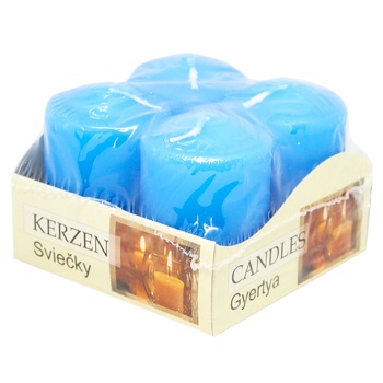 Bispol Candle 4х6cm 4pcs - buy, prices for MegaMarket - photo 1