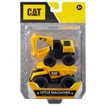 CAT Little Machines Dump Truck and Excavator