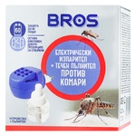 Электорофумигатор Bros+жидкость от комаров 60 ночей