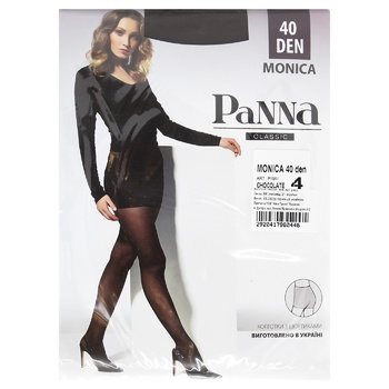 Panna Monica 40 Women's Chocolate Tights 4 size - buy, prices for MegaMarket - photo 1