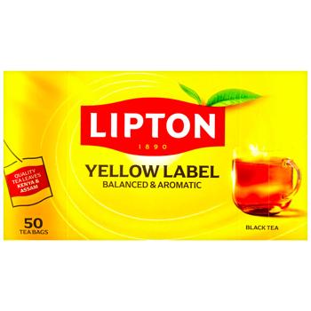 Lipton Yellow Label Black Tea 2g*50pcs - buy, prices for COSMOS - photo 1