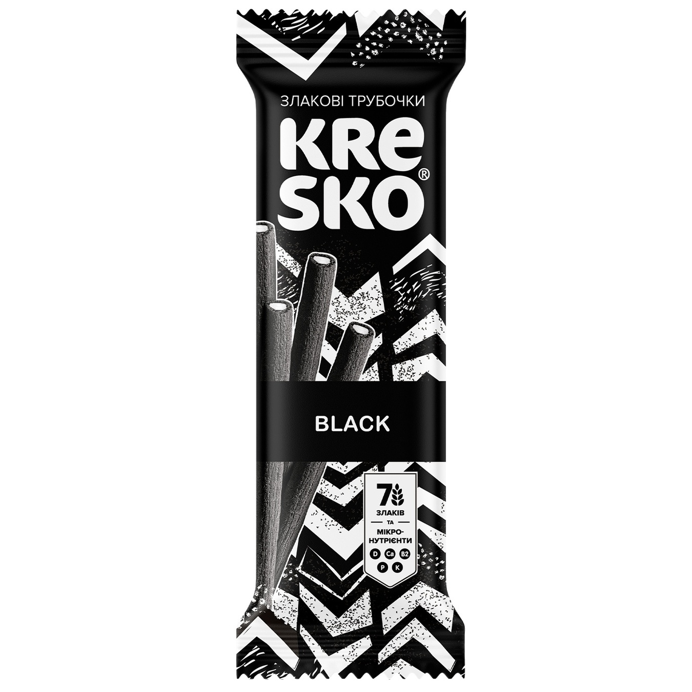 

Печенье Kresko Black хрустящие трубочки 40г