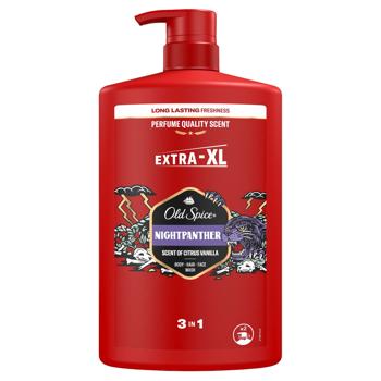 Гель для душа Old Spice Nightpanther 1л - купить, цены на МегаМаркет - фото 1