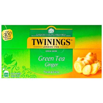 Чай Твайнінгс 25х1.6г зелений з імбиром к/у - купить, цены на Восторг - фото 3