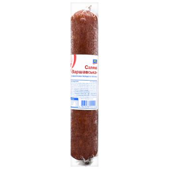 Aro Warsaw Salami Semi-smoked Sausage First Grade 300g - buy, prices for METRO - photo 1