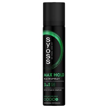 Syoss Max Hold Fixation 5 Hairspray 75ml - buy, prices for Ideal - photo 1