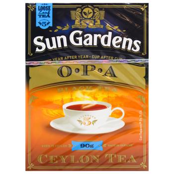 Чай чорний Sun Gardens OPA крупнолистовий 90г - купити, ціни на МегаМаркет - фото 2