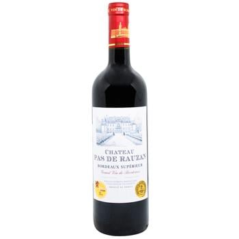 Chateau Pas de Rauzan Red Dry Wine 14% 0.75l