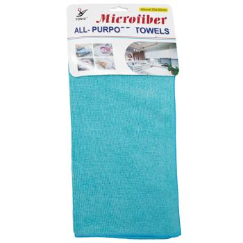 Салфетка Yonic для уборки гладкая 1шт 30*30см - купить, цены на КОСМОС - фото 3