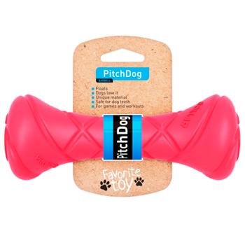 PitchDog Dumbbell Dog Fetch Toy 19x7cm Pink - buy, prices for MasterZoo - photo 1