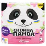 Туалетная бумага Снежная Панда Aroma 2-слойная 4шт