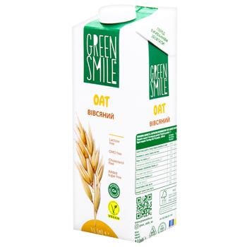 Green Smile Ultrapasteurized Oat Drink 2.5% 1l - buy, prices for COSMOS - photo 1