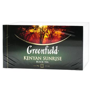 Greenfield Kenyan Sunrise Black Tea 2g*25pcs - buy, prices for COSMOS - photo 1
