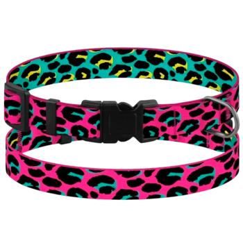 Barksi BronzeDog Urban Art Леопард нейлоновий нашийник для собак S - різнокольоровий - купить, цены на MasterZoo - фото 4