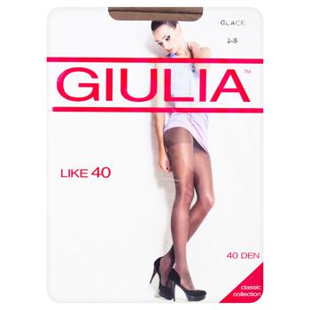 Колготи Giulia Like 40Den жіночі р.2 Glace - купити, ціни на ЕКО Маркет - фото 1