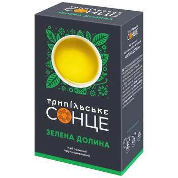 Чай зелений Трипільське Сонце Зелена долина 80г