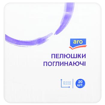 Пеленки Aro впитывающие 60х90см 20шт - купить, цены на METRO - фото 1
