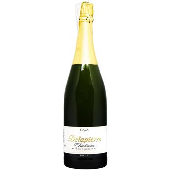 Вино игристое Delapierre Cava Tradicion Brut белое брют 11,5% 0,75л
