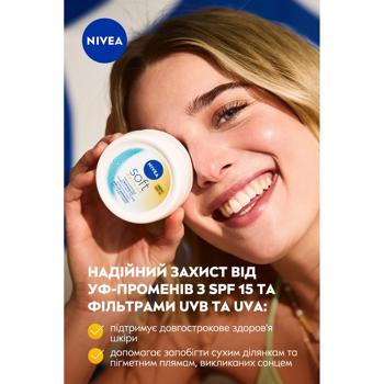 Крем універсальний Nivea Soft SPF15 зволожуючий 100мл - купити, ціни на - фото 6