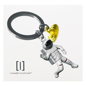 Брелок Metalmorphose Astronaut with Black Screen & Golden Saturn Charm - купить, цены на WINETIME - фото 2