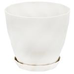 Crystal Beige Flower Pot with Stand 1.15l