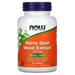 Now Foods Horny Goat Weed with Maca 750/150mg 90 tablets