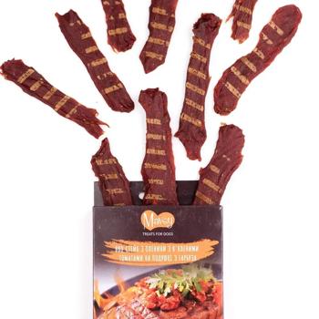 Ласощі для собак Mavsy Refined jerky 100 г - оленина - купити, ціни на MasterZoo - фото 3