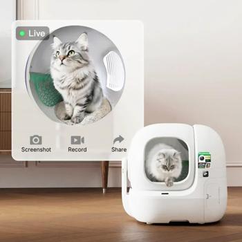 Туалет для котів Petkit Purobot Max Pro 2 P9904 автоматичний 65,7х53,8х60,3см - купити, ціни на MasterZoo - фото 3