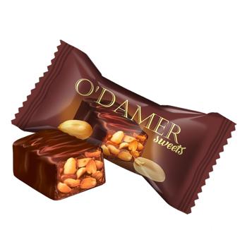 Цукерки Лукас O'Damer глазуровані кондитерською глазур'ю з молочно-грильяжною начинкою - купити, ціни на NOVUS - фото 1