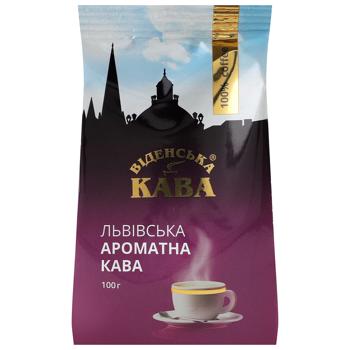Кофе молотый Віденська Кава Львовский Ароматный 100г - купить, цены на Эпицентр FOOD - фото 2
