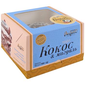 Торт Perfetto Кокос и миндаль 500г - купить, цены на Эпицентр FOOD - фото 1