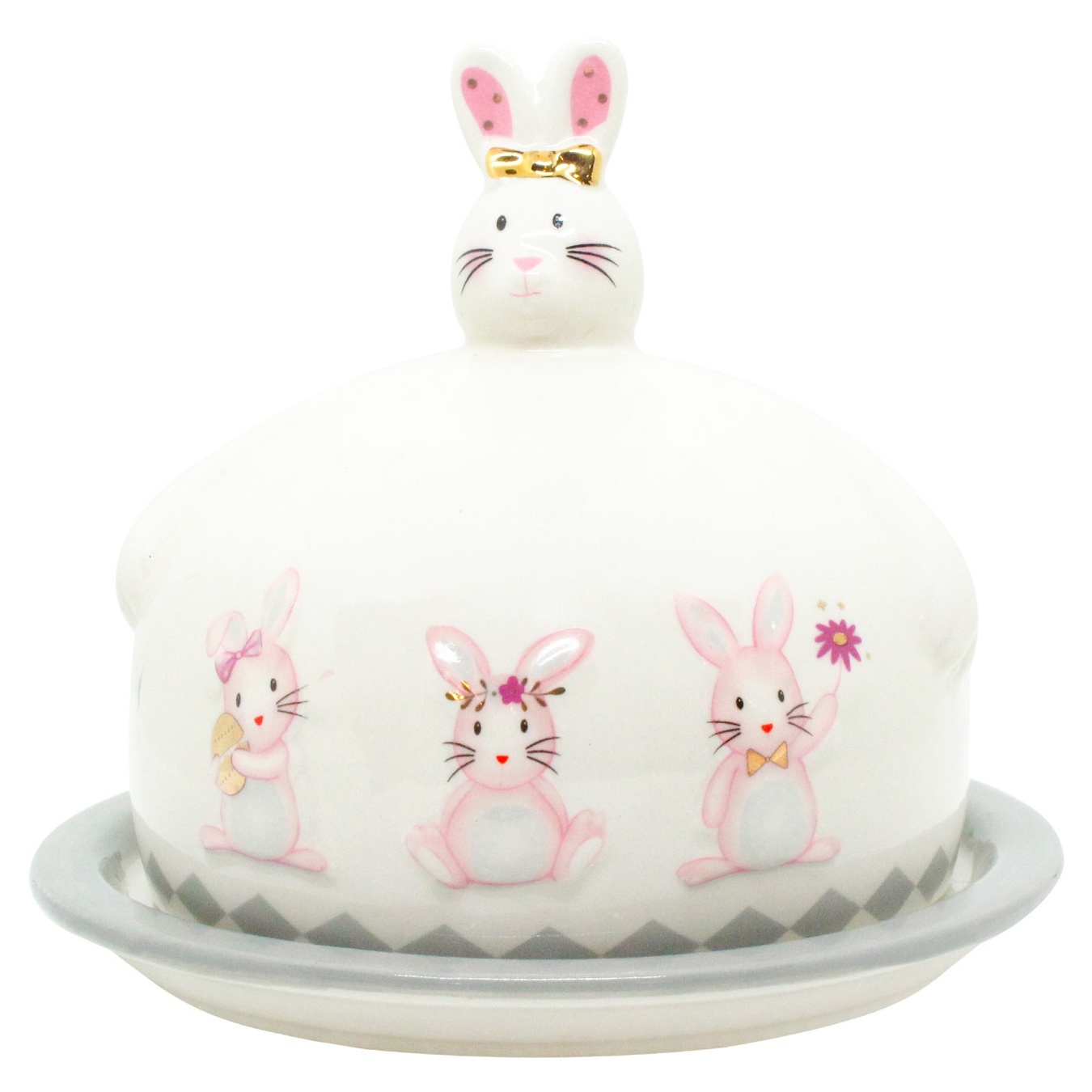 

Блюдо з кришкою Кролики 17х14,5см арт. 940-157