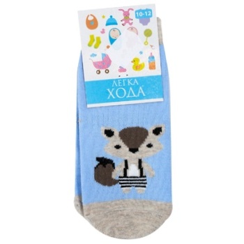 Legka Hoda Children's Socks s.10-12 light blue - buy, prices for MegaMarket - photo 1