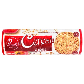 Печенье Piselli Овсяное с яблоком 270г - купить, цены на - фото 1