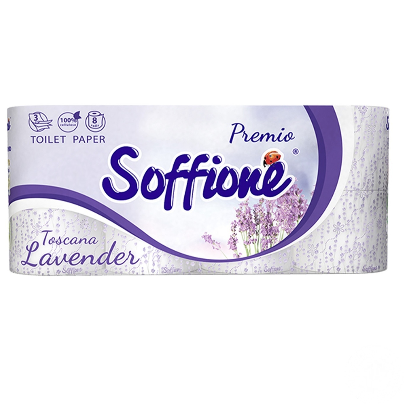 

Туалетная бумага Soffione Toscana Lavender 3-слойный 8шт